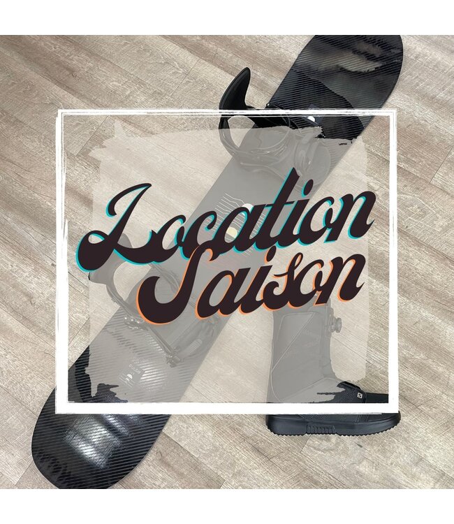 Location Ensemble de Planche à Neige Neuf Saison