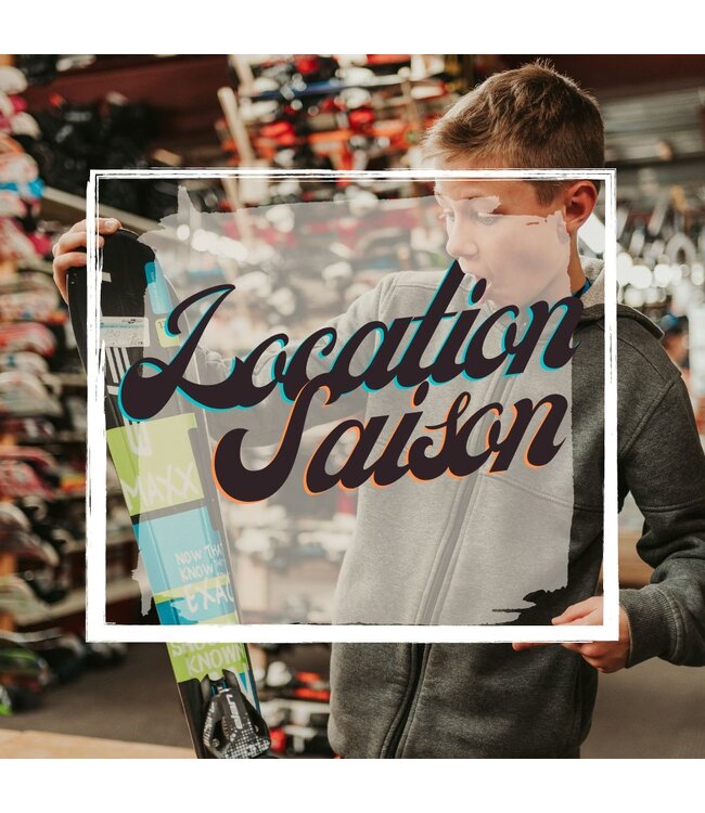 Location ensemble de ski junior saison