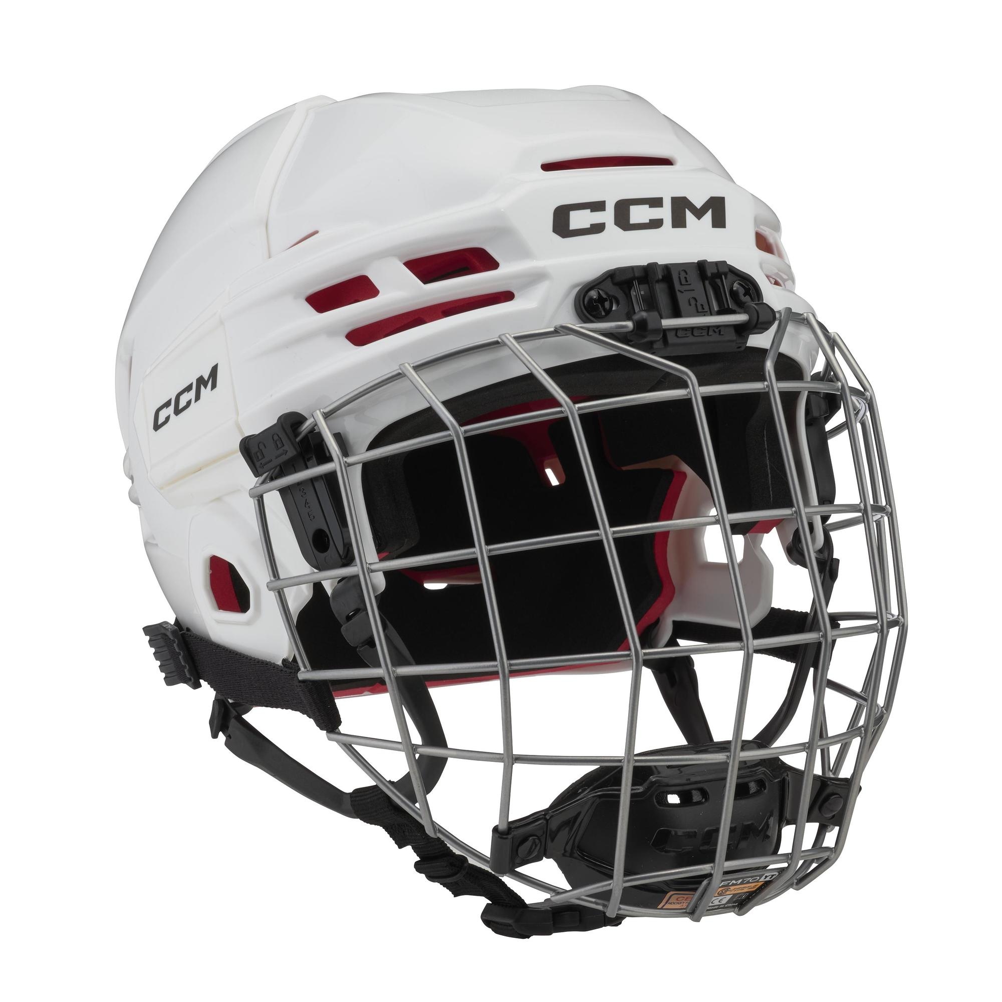 CCM TACKS 70 Hockey Helmet Junior Combo Helmet Sports aux Puces Stjean