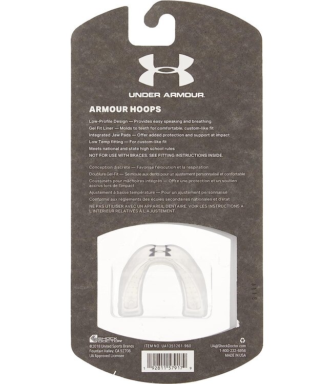 Armour Hoops Protecteur Buccal Clair OSFA