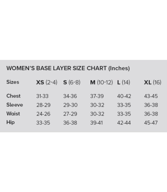 Women's Base Layer Crew Merino 1/4 Zip