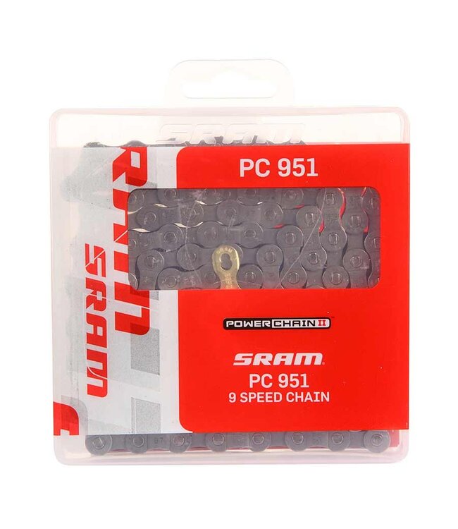 Chaine Vélo 9 Vitesses - 116 Maillons, Acier Carbone - Compatible Shimano/SRAM/Campagnolo - Pour VTT Et Route