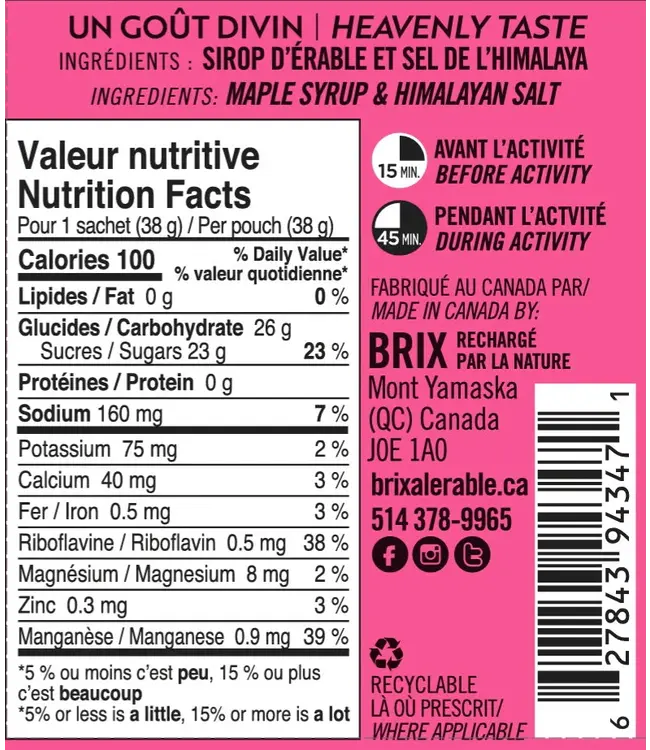 Energy gel 38g  | Unité