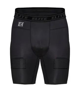 Elite Hockey Compression Jock Short SR with Shell