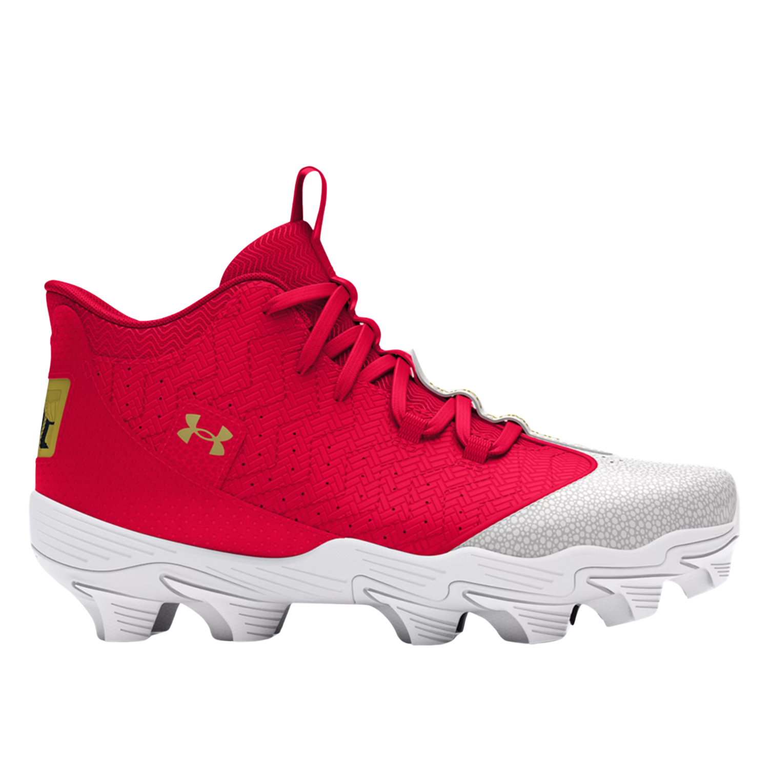 Under Armour Men's Leadoff Mid Rubber Molded Baseball