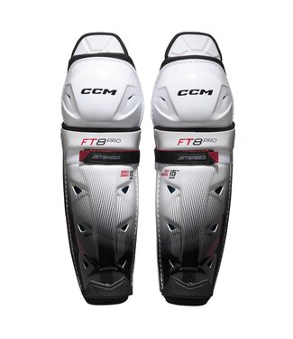 CCM Hockey Jetspeed FT8 Pro Shin Guards JR