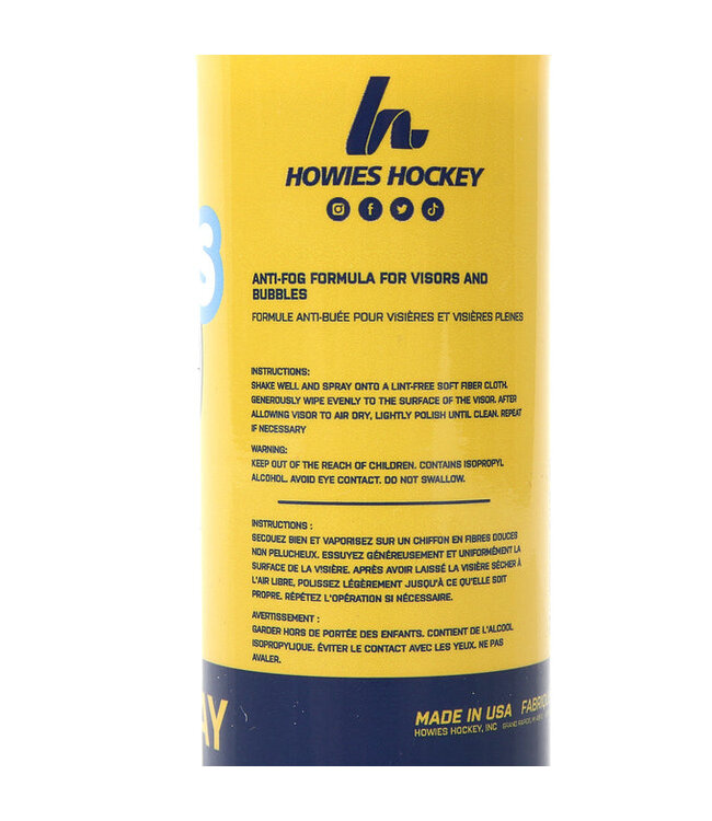 Anti-Fog Visor Spray 4oz