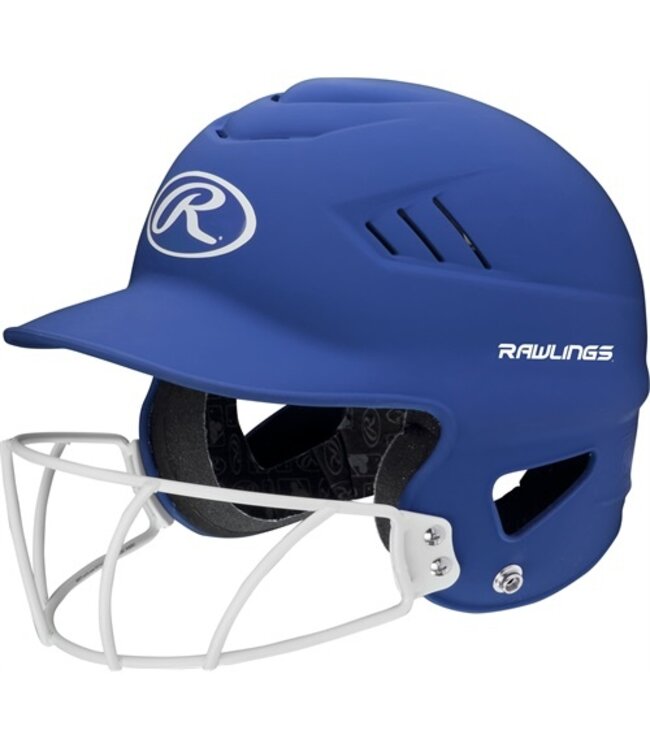 Coolflo Highlighter Batting Helmet with Softball Face Guard