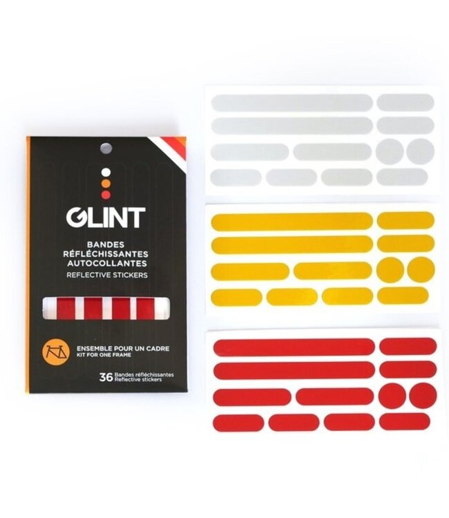 Ensemble Collants Reflecteur Blanc/Jaune/Rouge