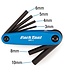 Fold-Up Hex Wrench Set 3-10mm Aws-11