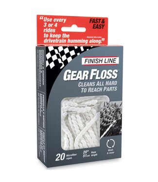 Finish Line Microfiber Cord Gear Floss