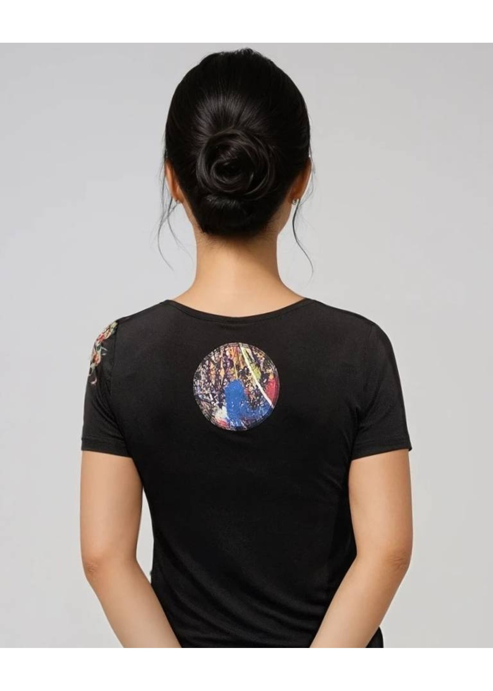 T-Shirt Satellite noir