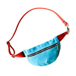 Wheeler Bag Co. Fanny Pack Turquoise/Red