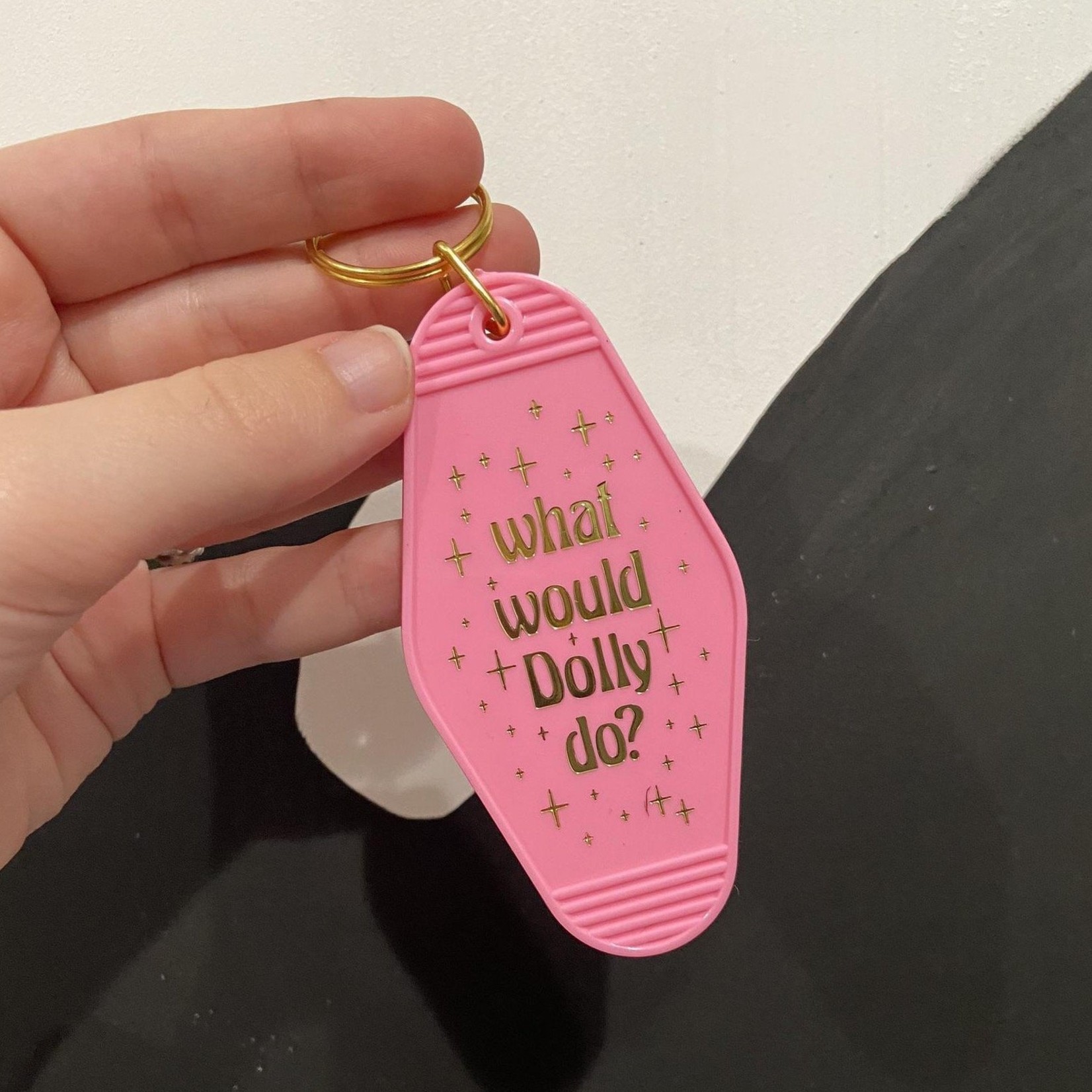Alex Daley Dolly Keychain LIght Pink