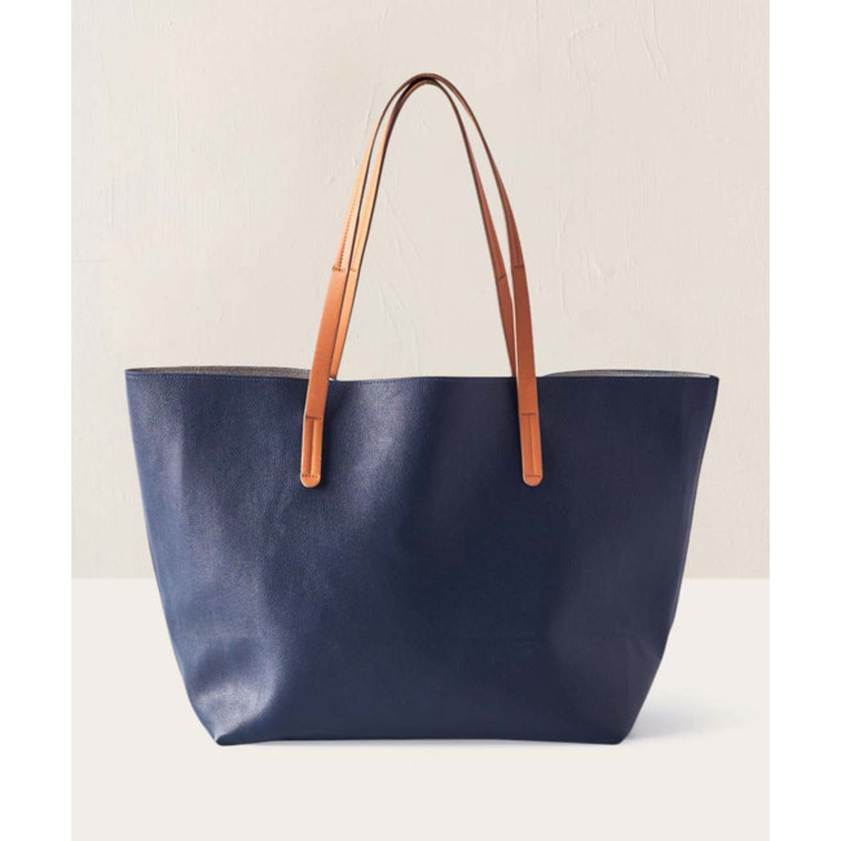 Boon Supply Vegan Leather Tote Navy