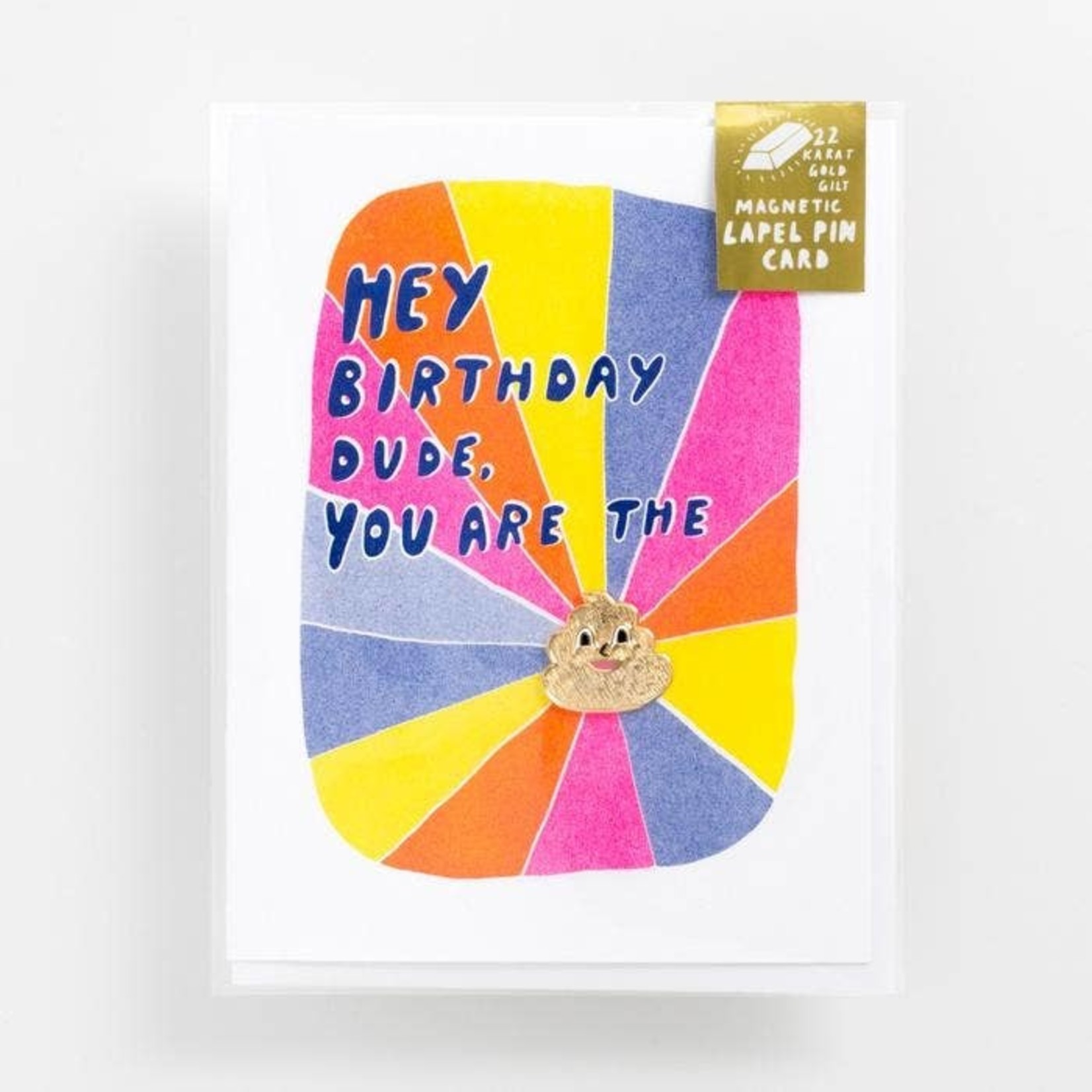 Yellow Owl Workshop Poo Pin And HBD You Are The Card