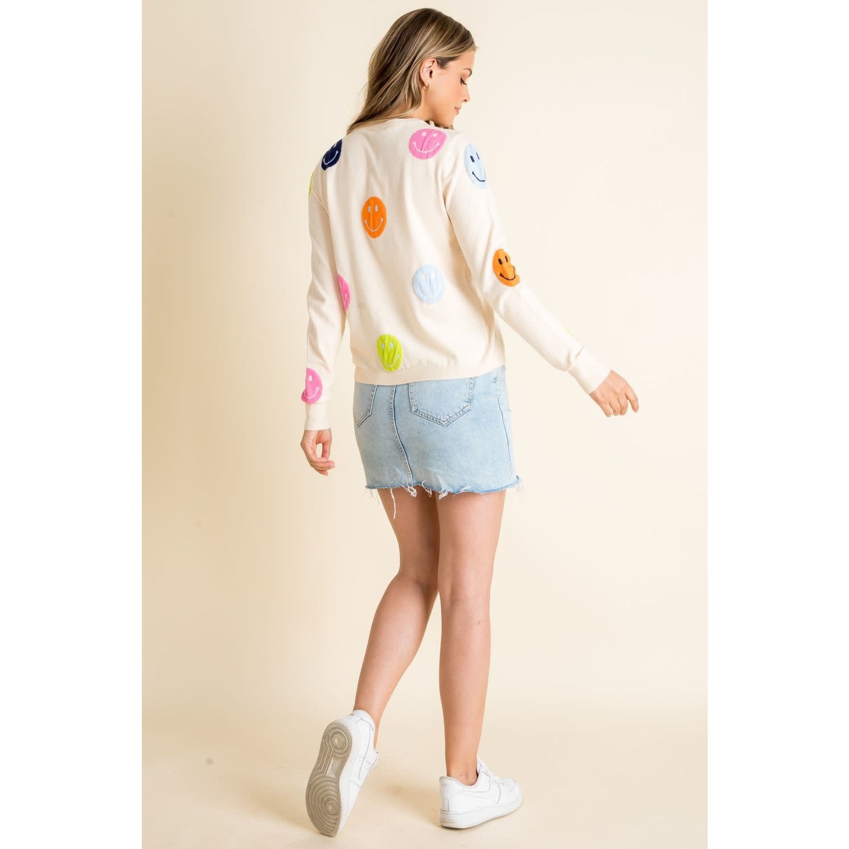 Smiley Dot Sweater -