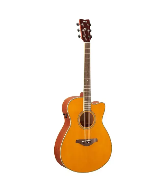 Yamaha FSC-TA TransAcoustic Cutaway in Vintage Tint