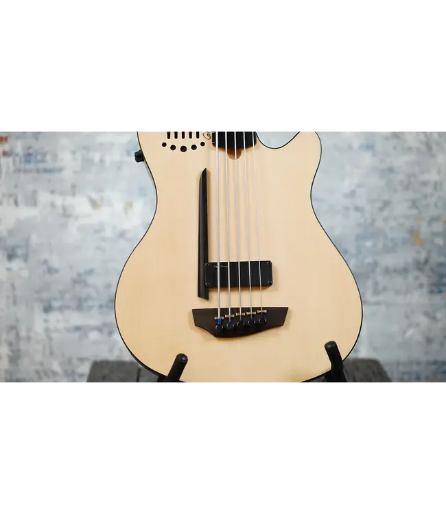 Godin A5 Ultra Fretless Bass, Natural + Godin Gig Bag
