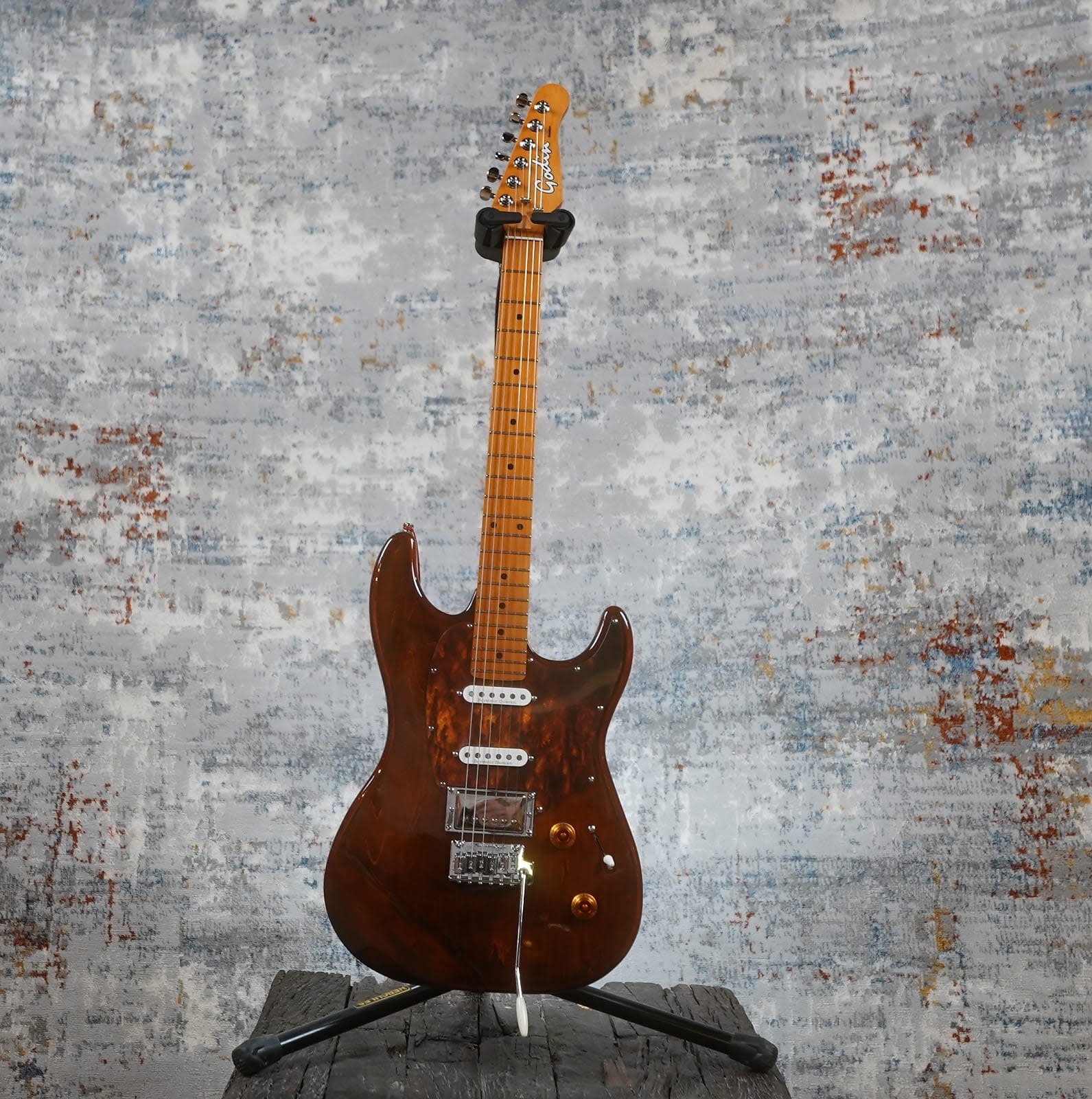 Godin Session T-Pro Ltd Kanyon Burst MN with Bag - Roosters