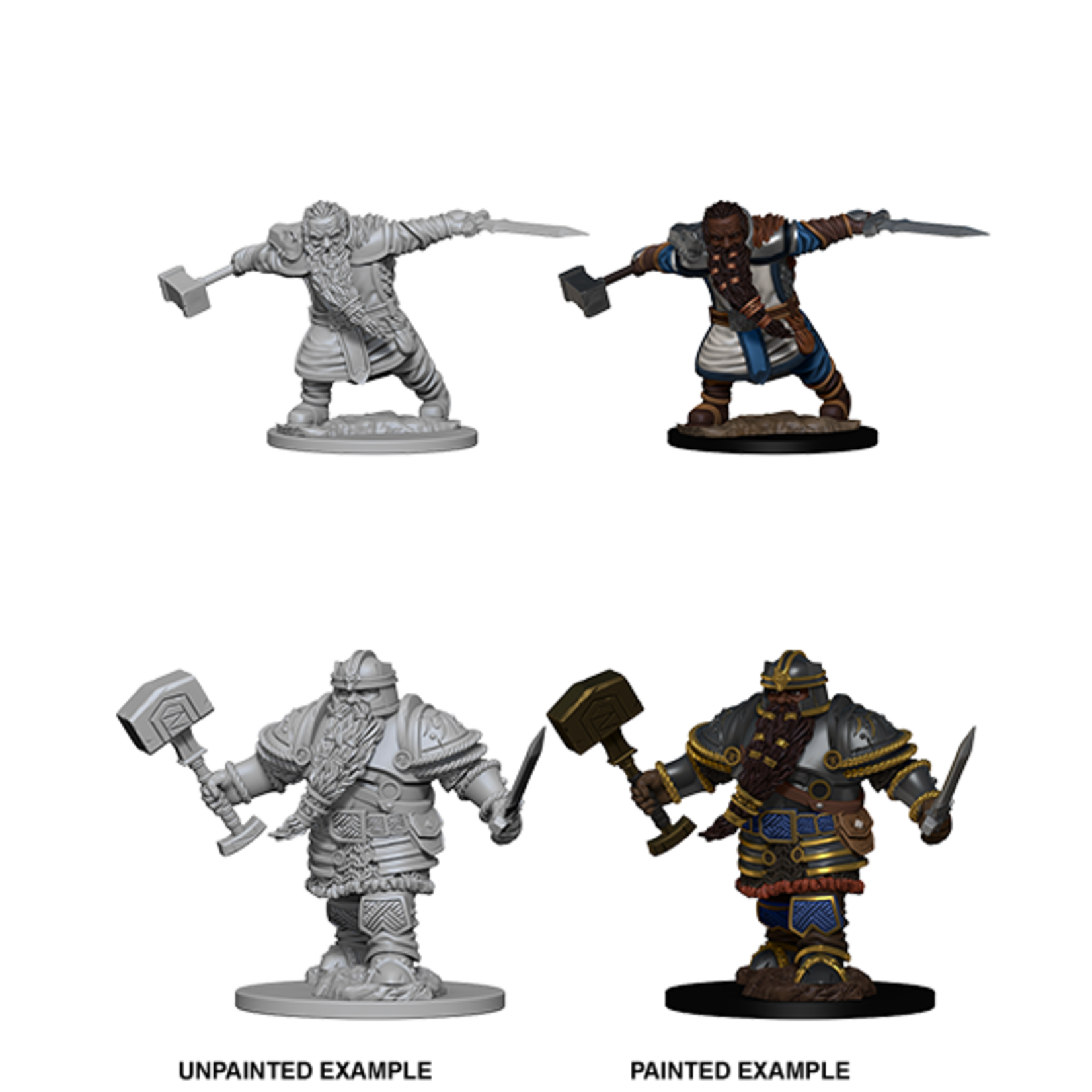 WizKids D&D Nolzur's Marvelous Miniatures: Dwarf Fighter, Male