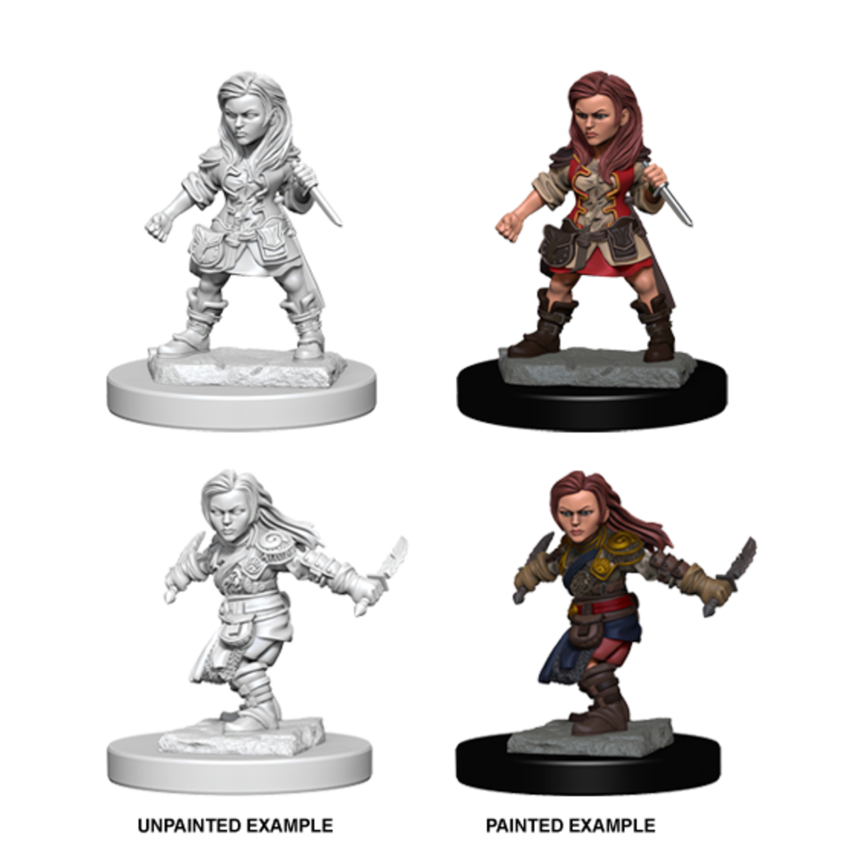 WizKids D&D Nolzur's Marvelous Miniatures: Halfling Rogue, Female