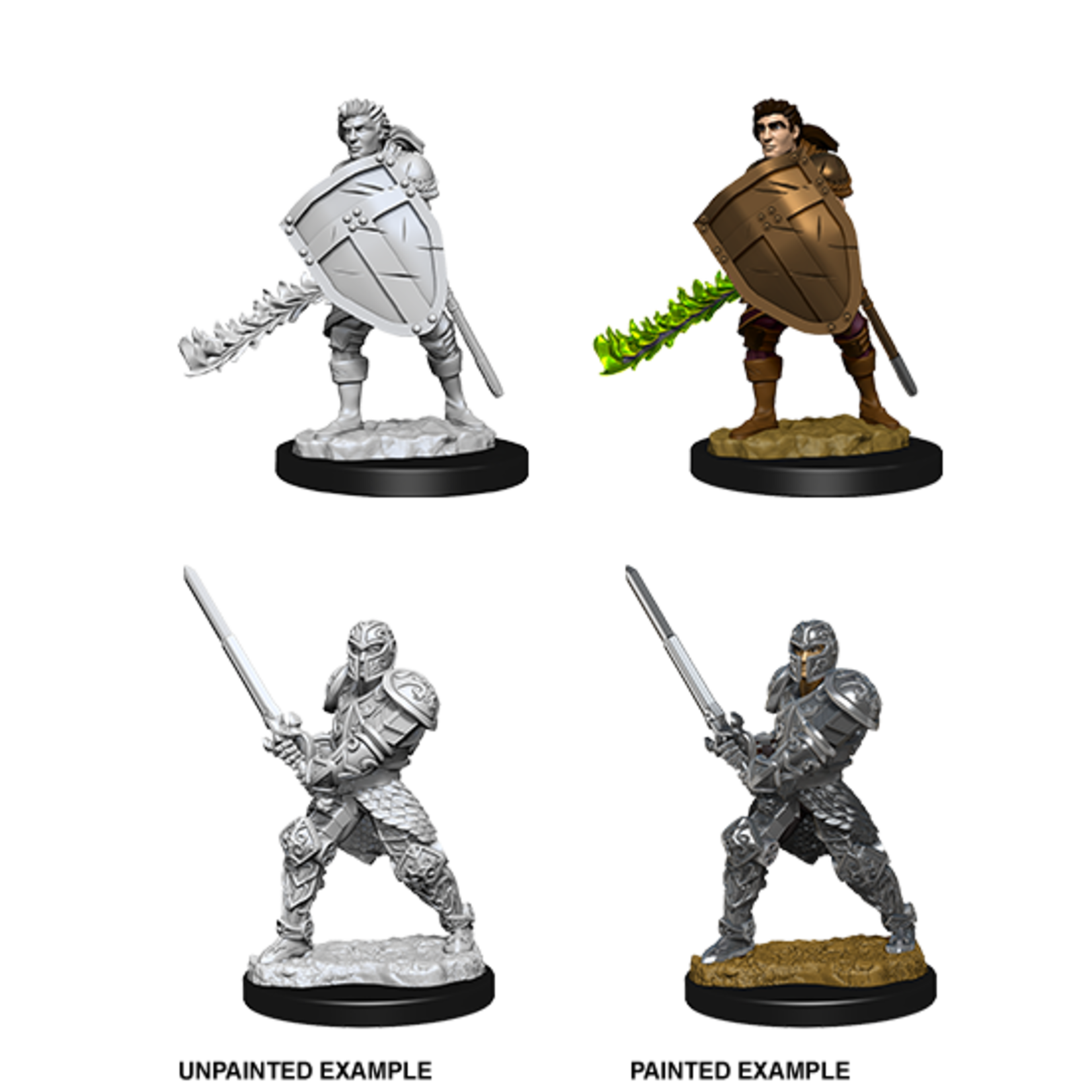 WizKids D&D Nolzur's Marvelous Miniatures: Human Fighter, Male
