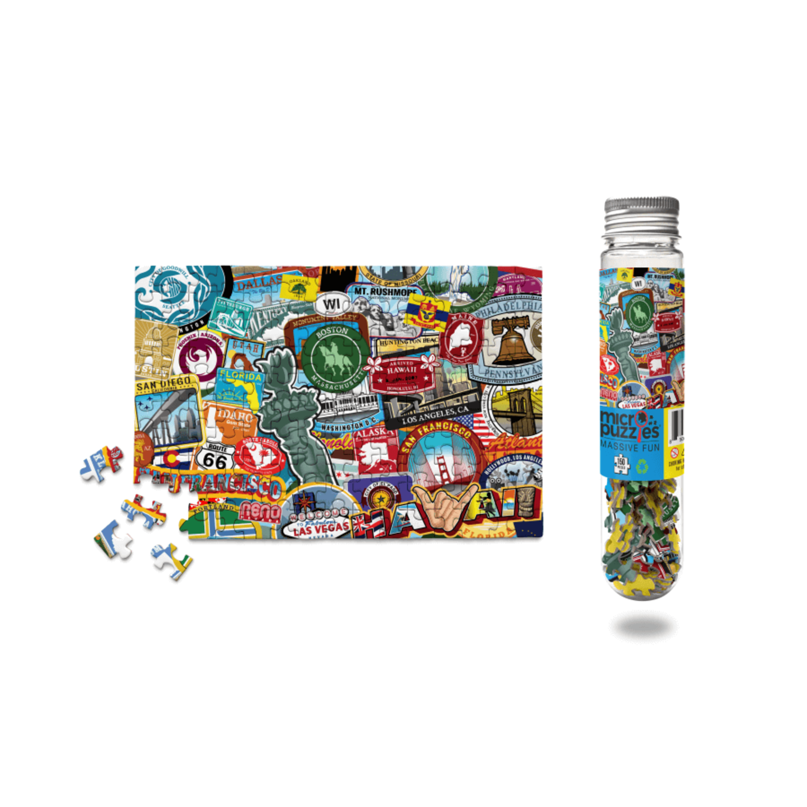 MicroPuzzles Road Trip - USA! 150 Piece Puzzle