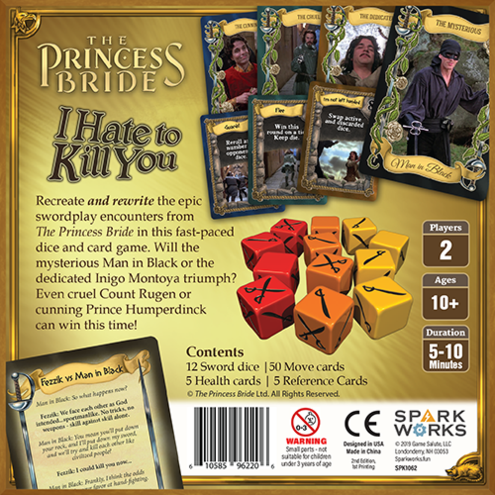 Tabletop Tycoon Princess Bride, The: I Hate to Kill You