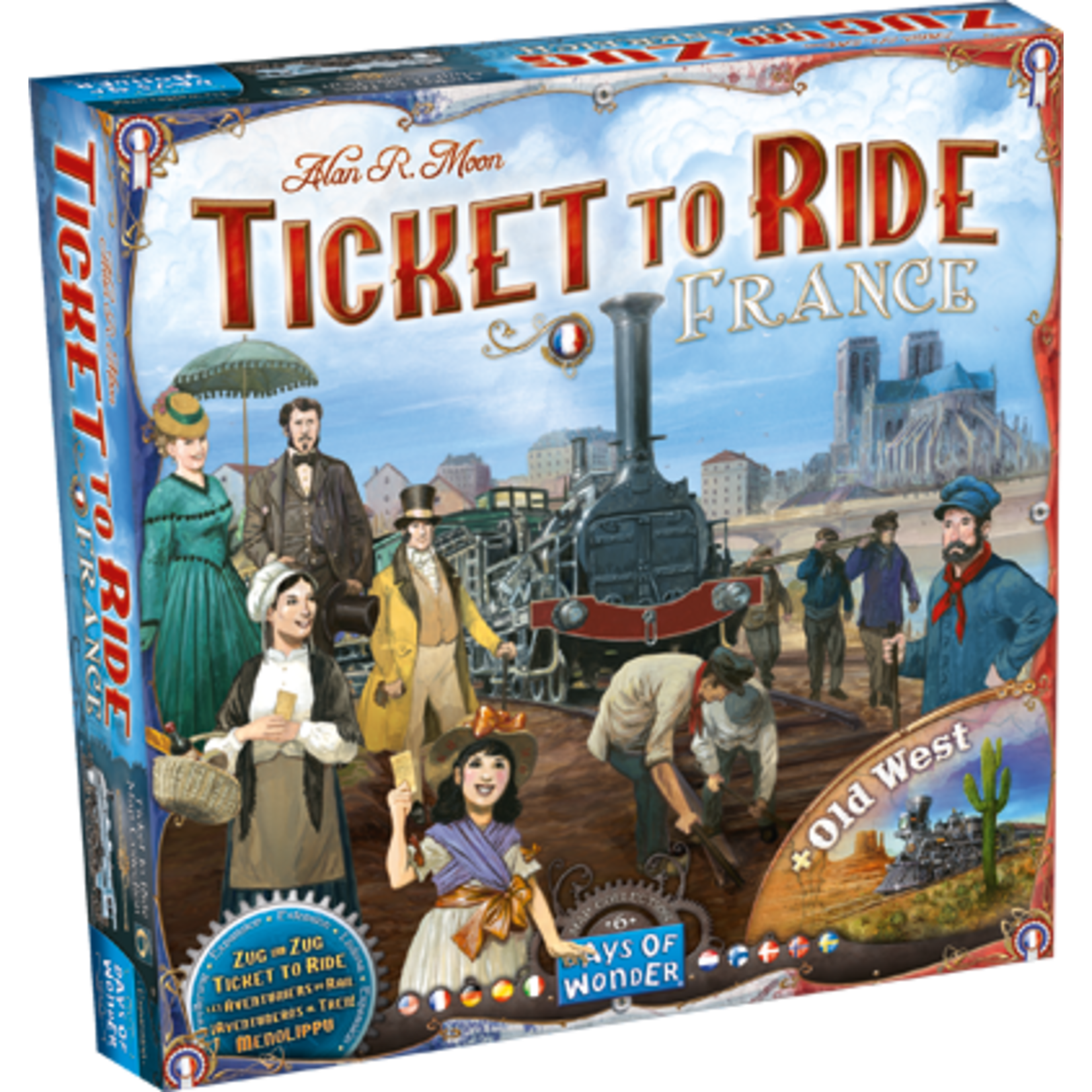 Days of Wonder Ticket to Ride: France/Old West Map Collection 6