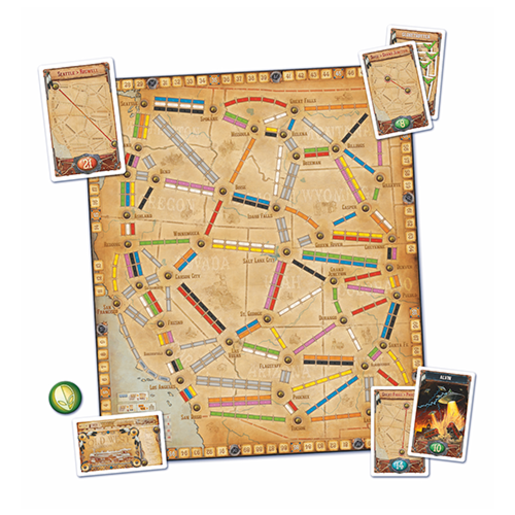 Days of Wonder Ticket to Ride: Map Collection 6 - France/Old West