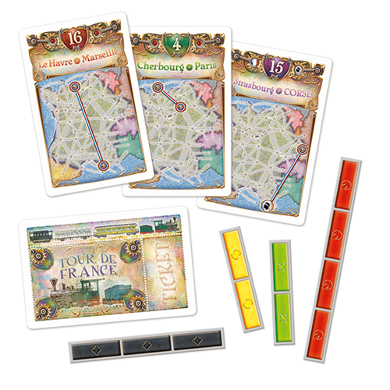 Days of Wonder Ticket to Ride: Map Collection 6 - France/Old West