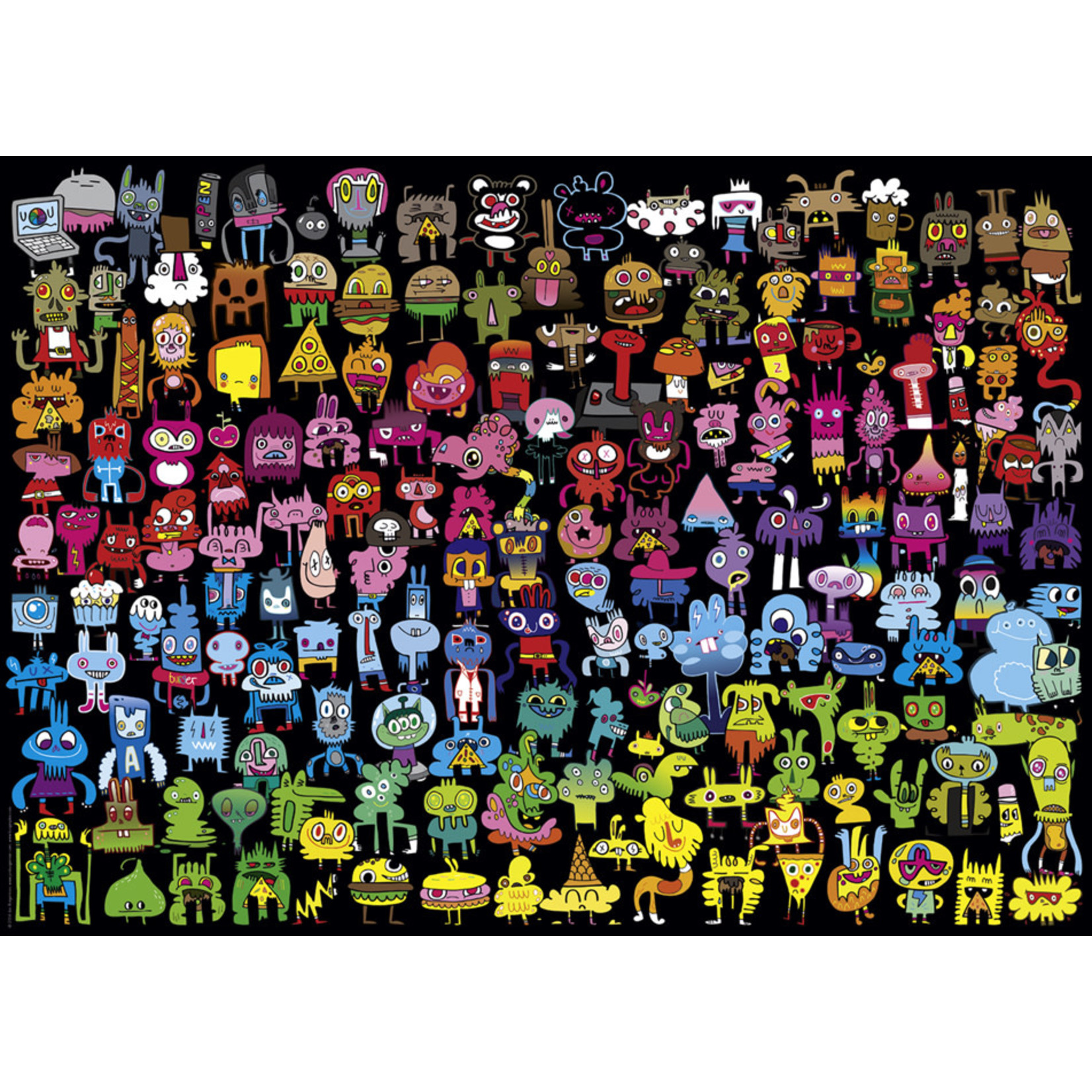 Heye Pens are my Friends - Doodle Rainbow 1000 Piece Puzzle