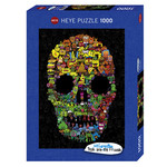 Heye Pens are my Friends - Doodle Skull 1000 Piece Puzzle