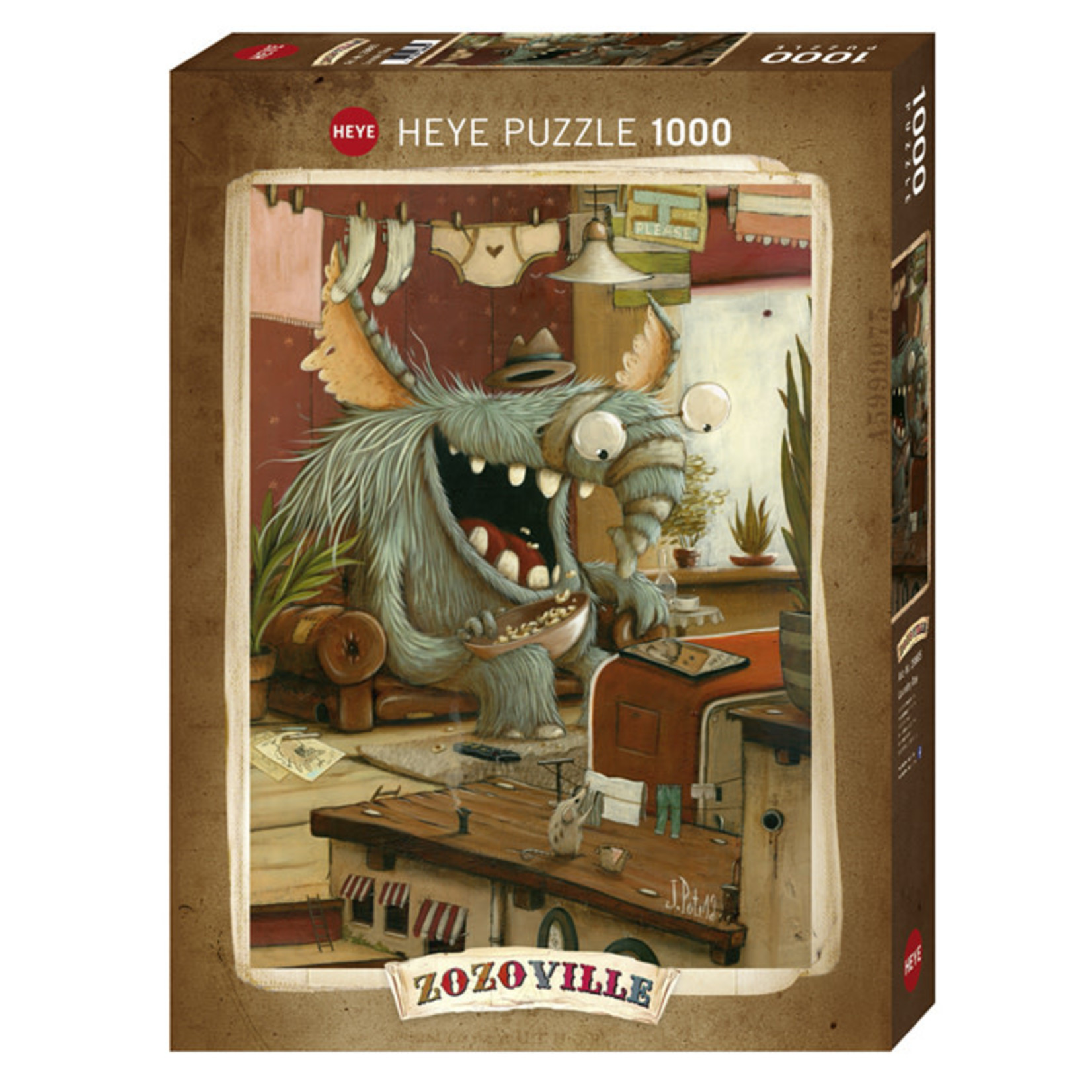 Heye Zozoville - Laundry Day 1000 Piece Puzzle