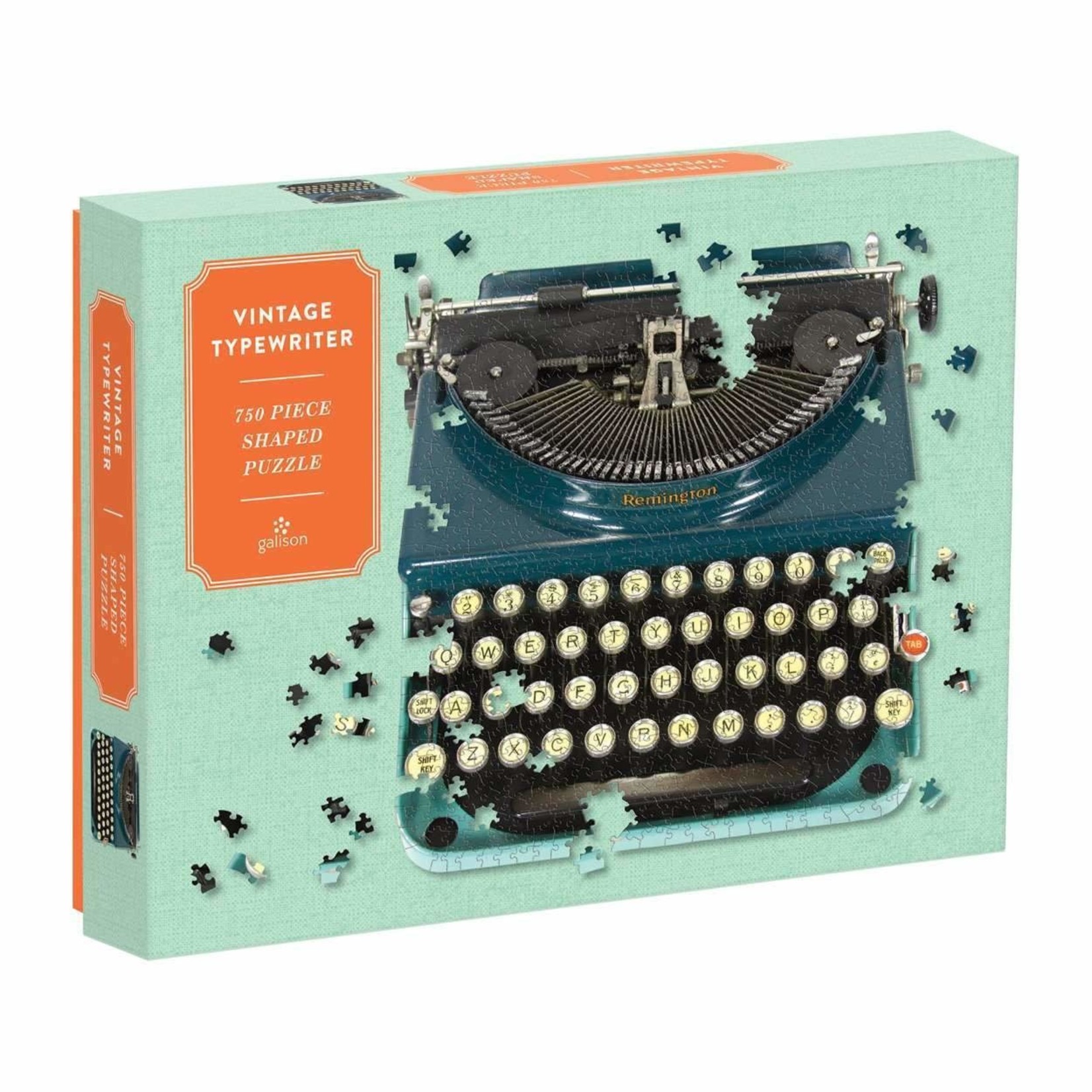 galison Shaped Puzzle Vintage Typewriter 750 Pieces