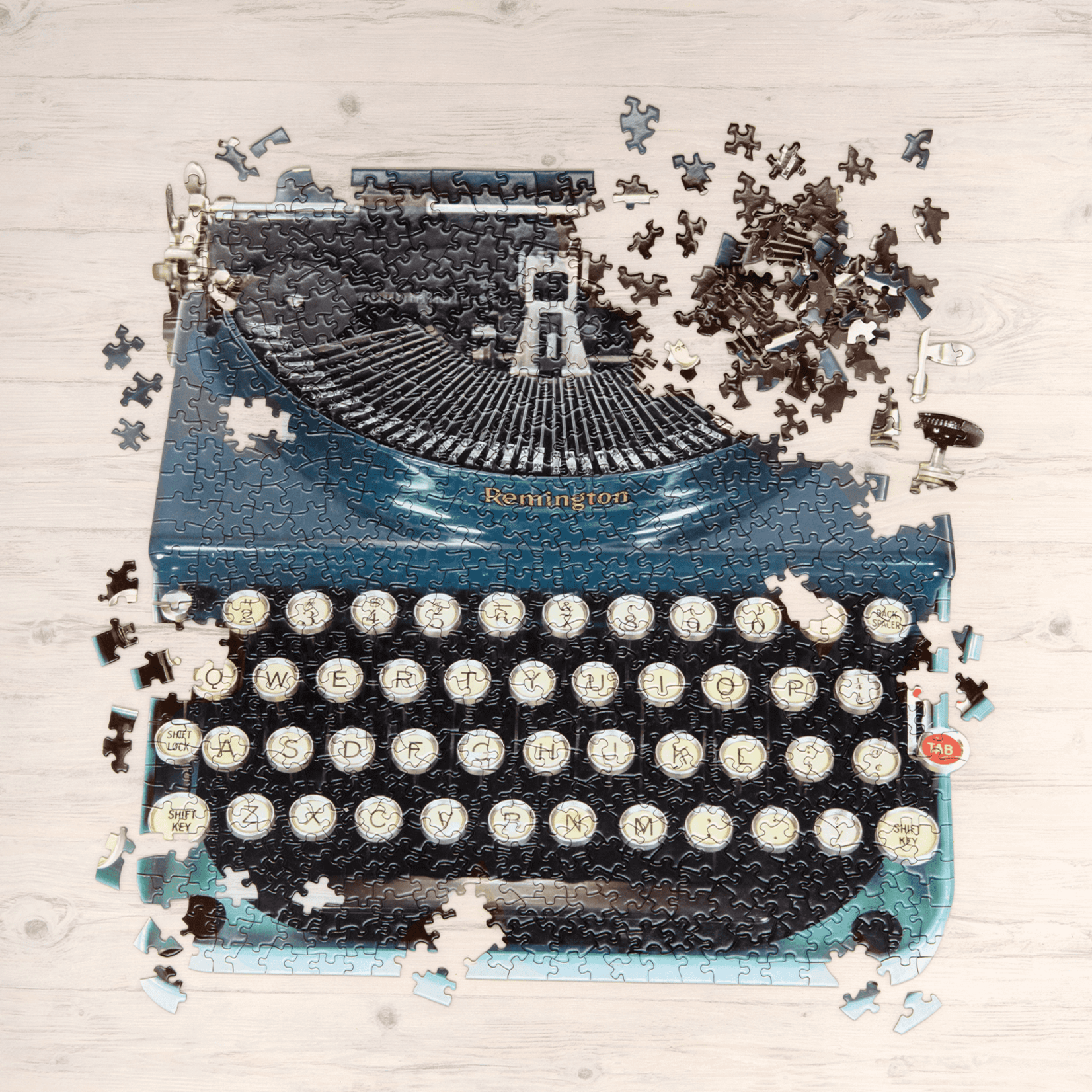 galison Shaped Puzzle Vintage Typewriter 750 Pieces