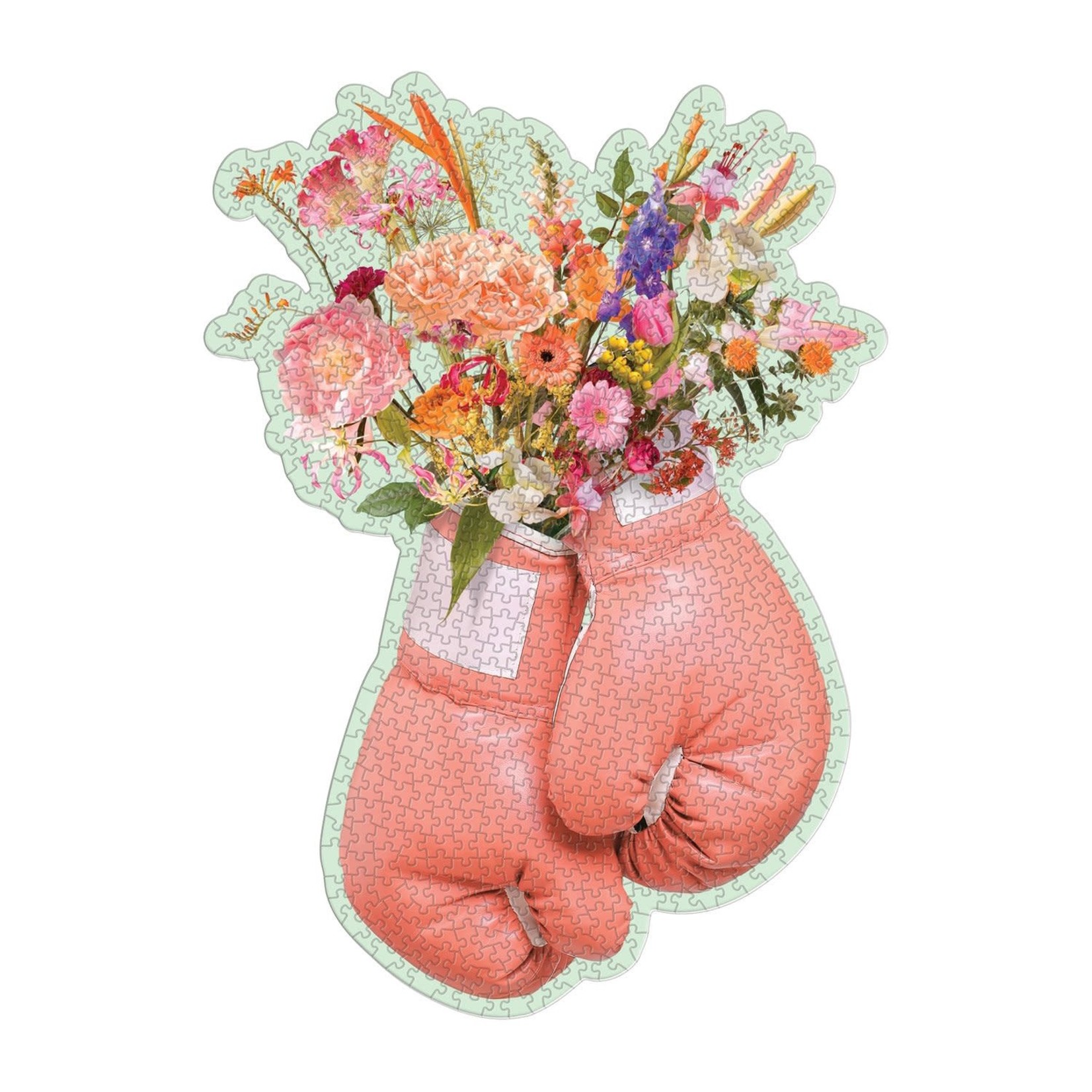 galison Flower Power 750 Piece Shaped Jigsaw Puzzle