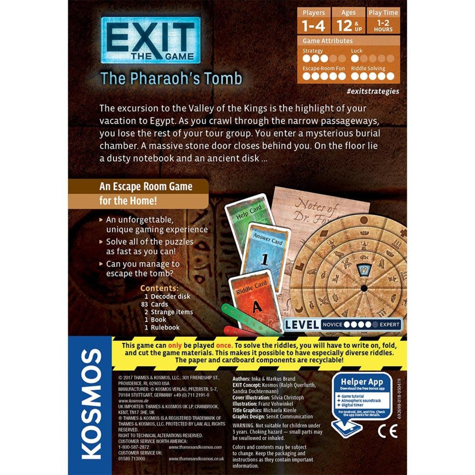 Thames & Kosmos Exit: Pharaoh's Tomb, The