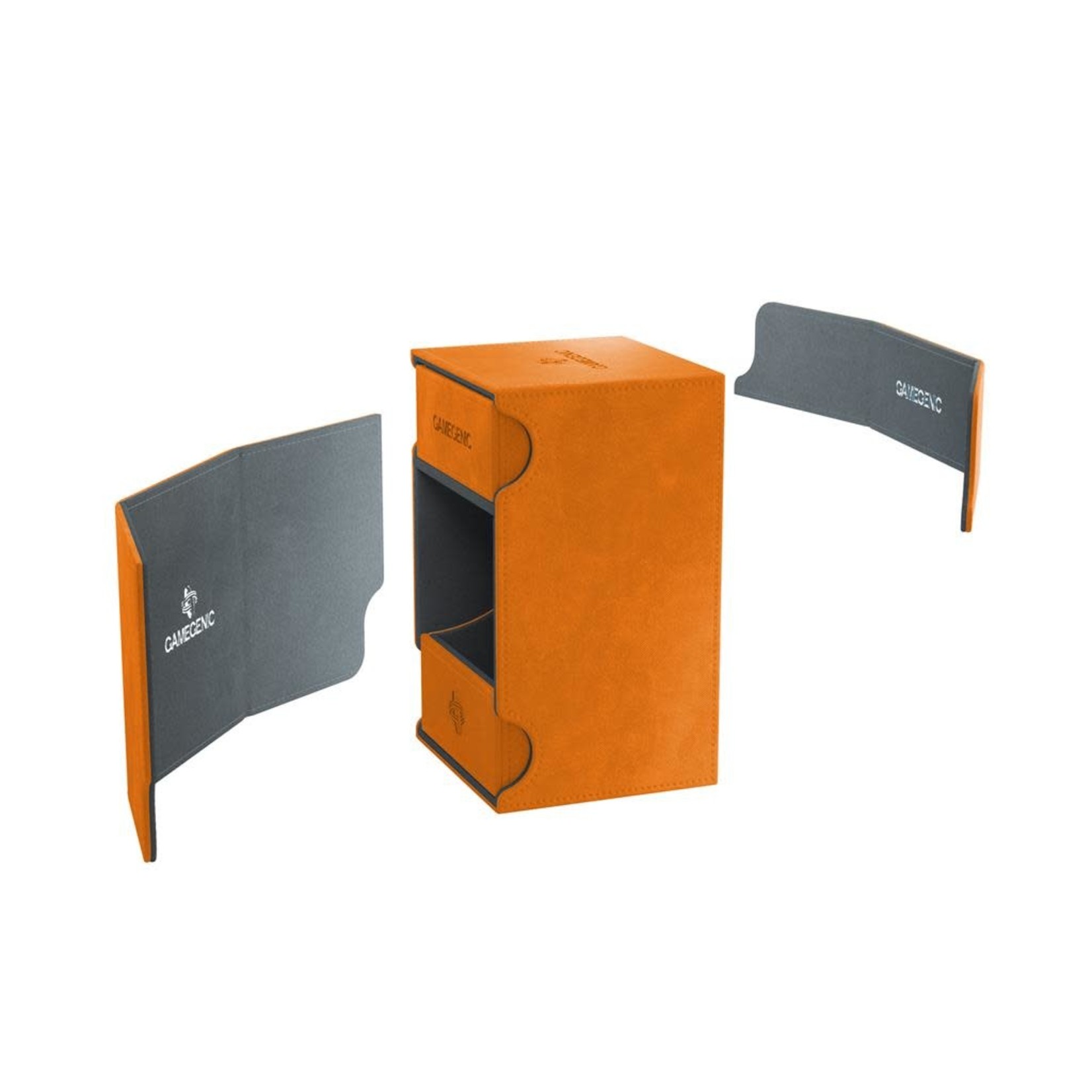 Gamegenic Watchtower 100+ Card Convertible Deck Box: Orange