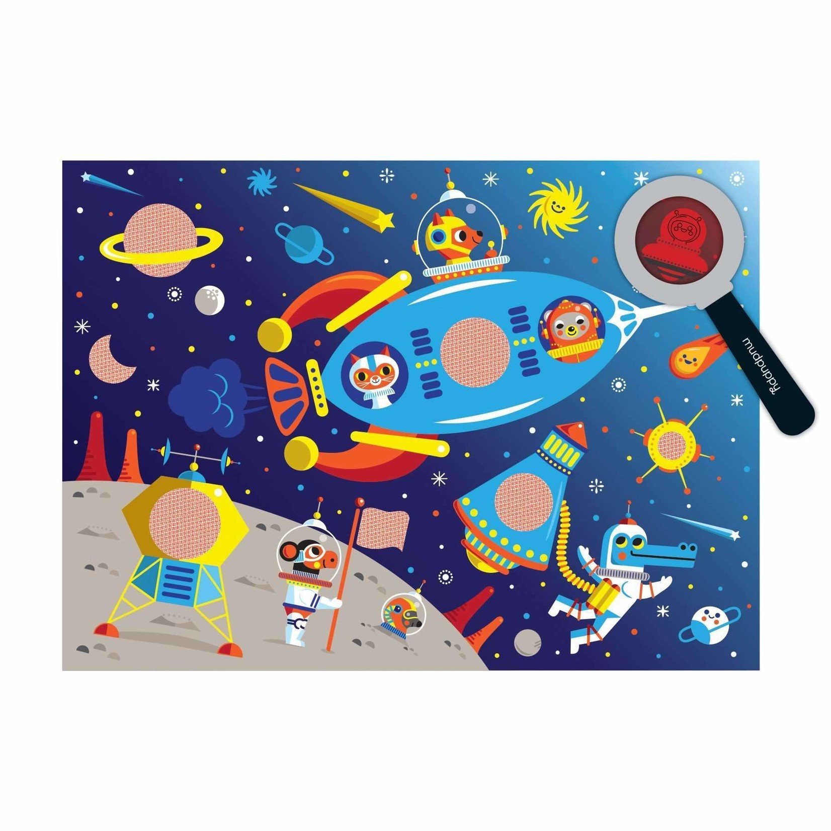 Mudpuppy Secret Picture  Puzzles - Outer Space 42 Pieces