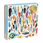 galison Feathers 500 Piece Foil Jigsaw Puzzle