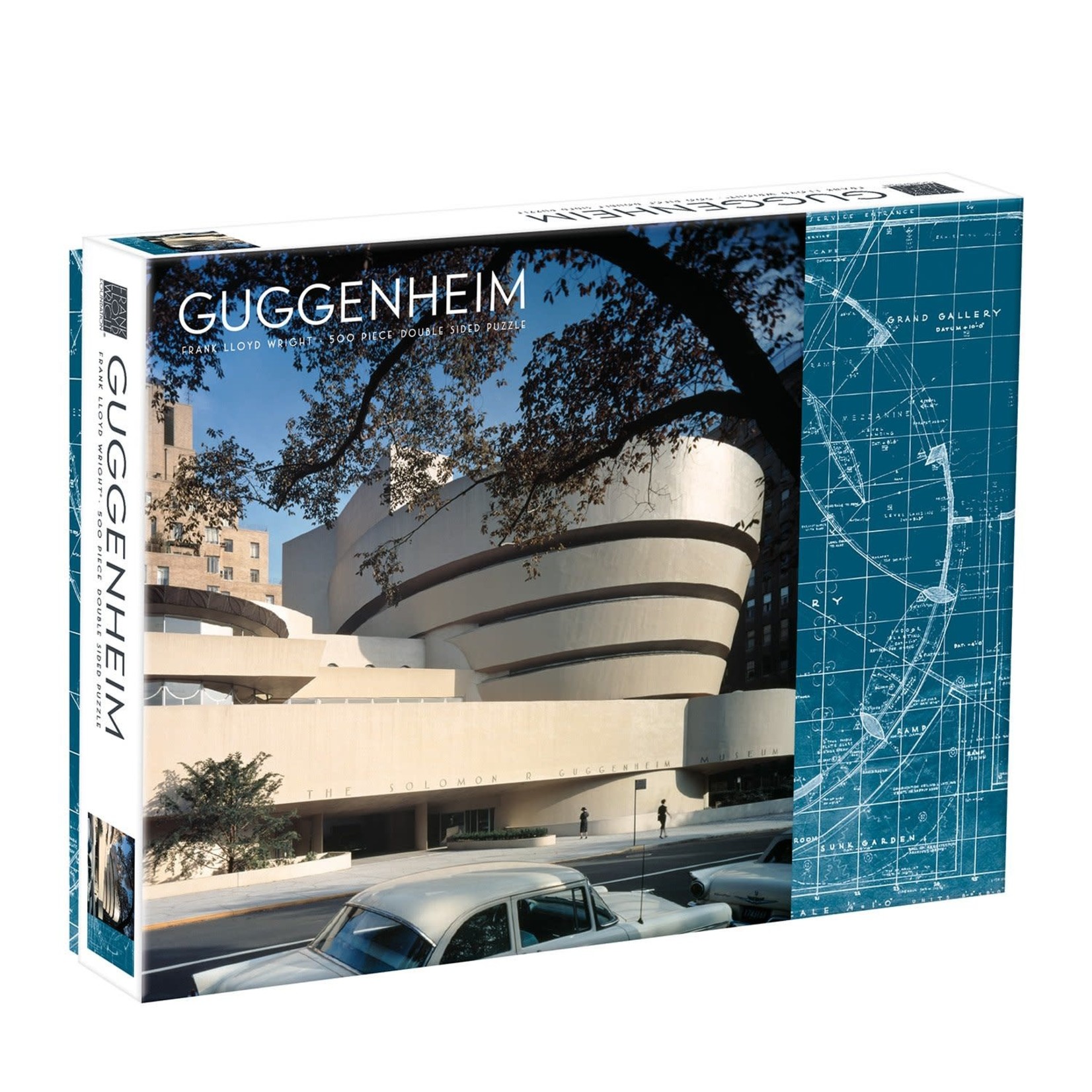 galison Guggenheim Double-Sided 500 Piece Jigsaw Puzzle