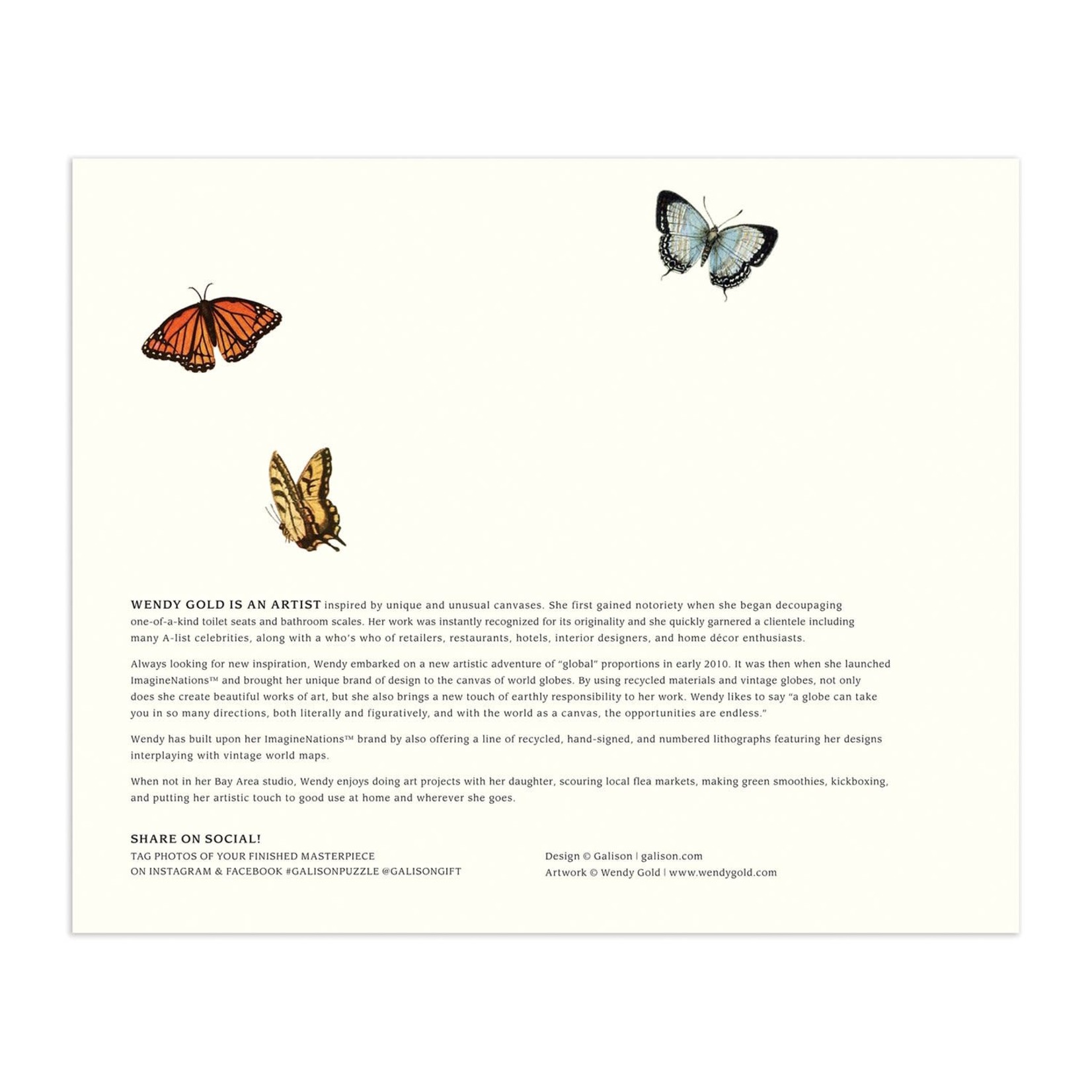 galison USA State Flowers 1000 Piece Jigsaw Puzzle