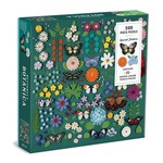 galison Butterfly Botanica 500 Piece Puzzle with Shaped Pieces