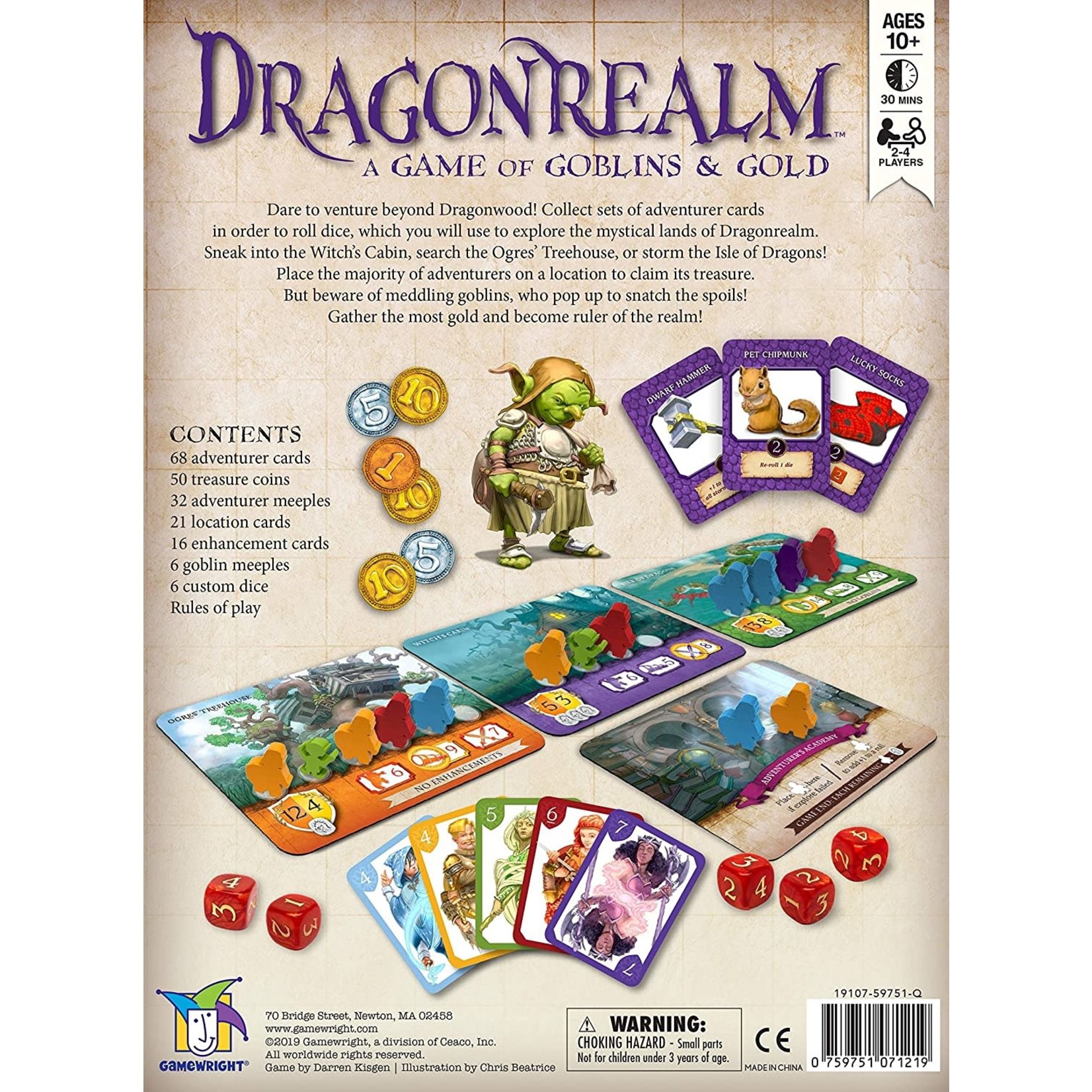 Gamewright Dragonrealm A Game of Goblins & Gold