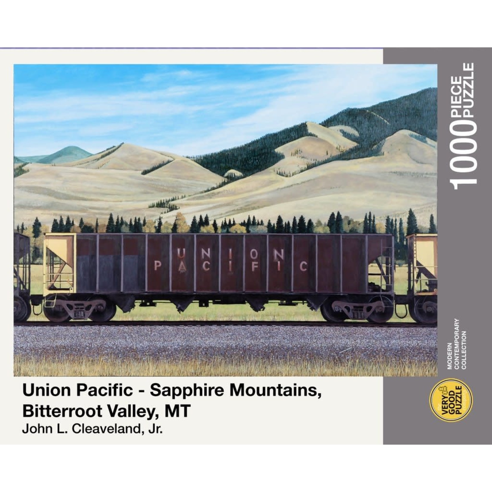 Very Good Puzzle Union Pacific by John Cleaveland - 1000 Piece Puzzle