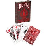 Bicycle Bicycle Playing Cards: Metalluxe red