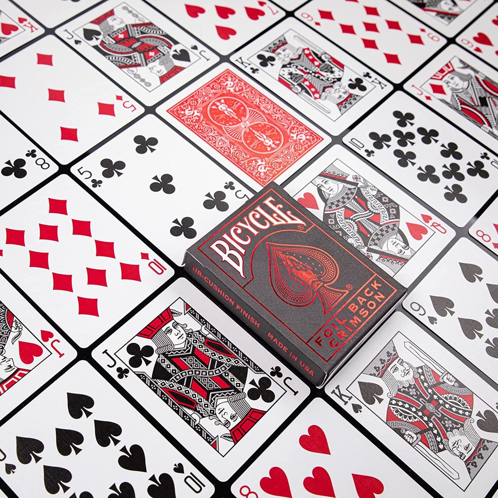 Bicycle Bicycle Playing Cards: Metalluxe Red