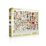 New York Puzzle Co Vintage Collection - Mushrooms ~ Champignons 1000 Piece Puzzle
